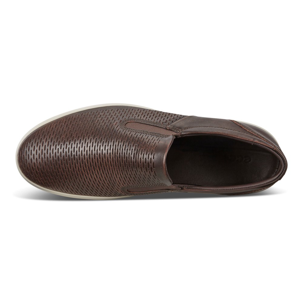 Slip On Hombre - ECCO Soft 7 Sneakerss - Marrom - ZPY986154